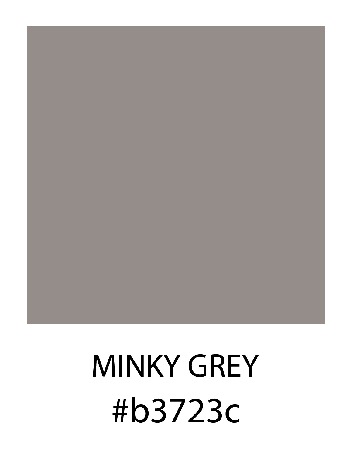 minky grey